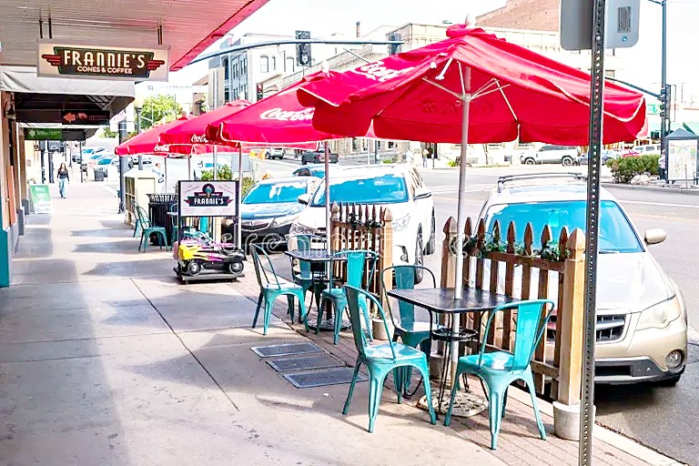 Downtown Prescott street cafe